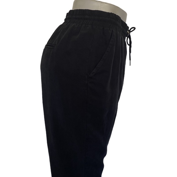 Silky Black Joggers Size Large/Extra Large - Picture 1 of 8